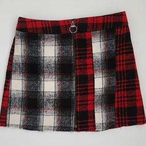 LF plaid skirt